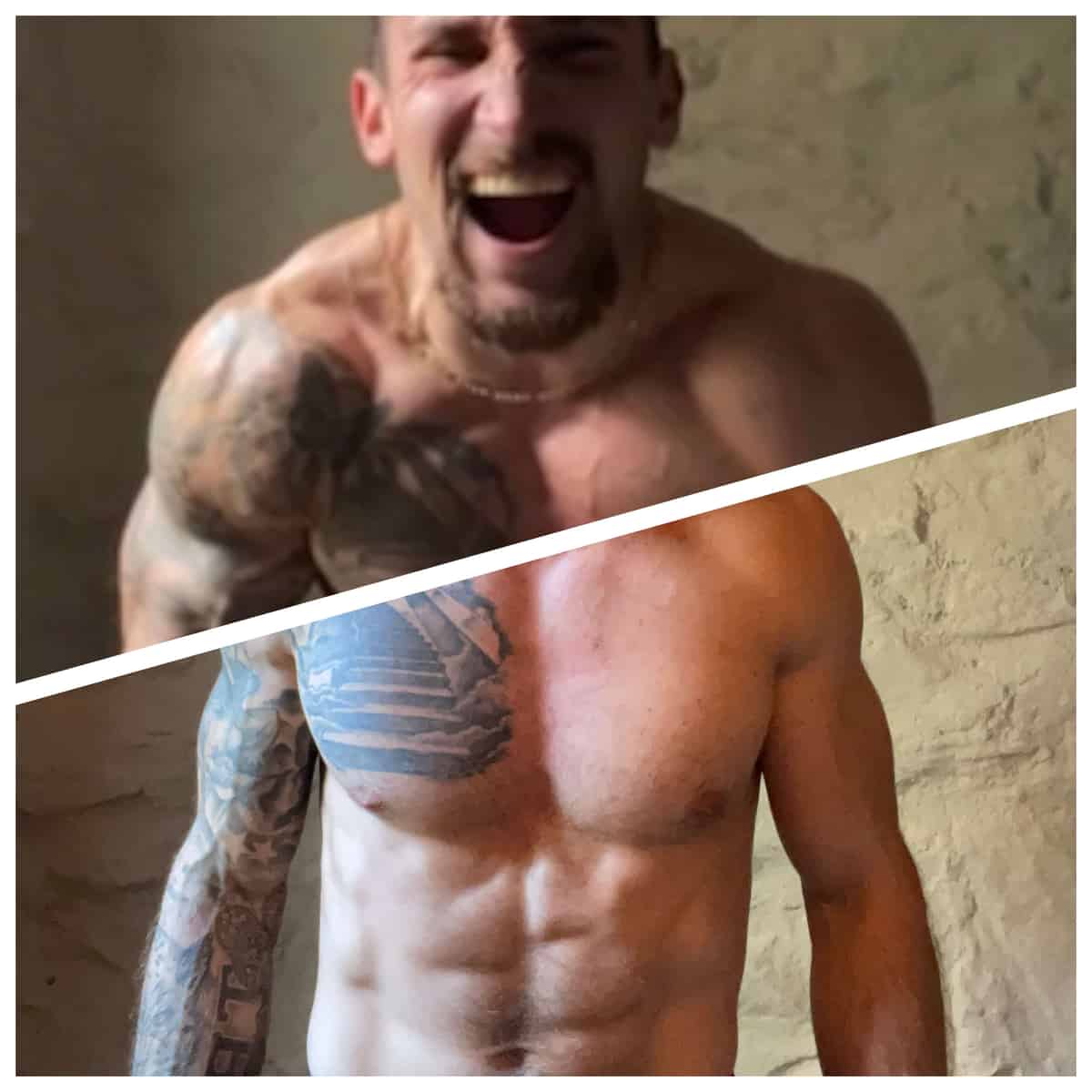 Before and after transformation